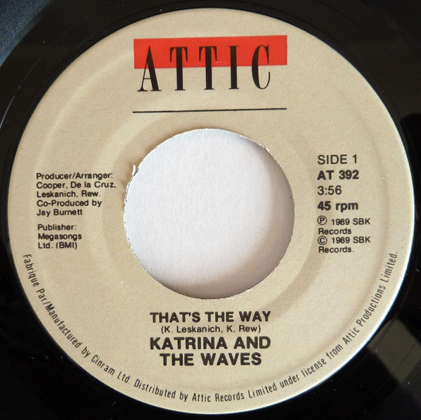Katrina And The Waves : That's The Way (7", Single)