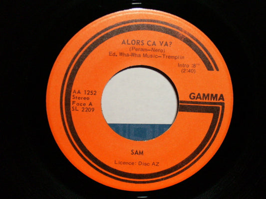 Sam Choueka : Alors Ca Va? (7")