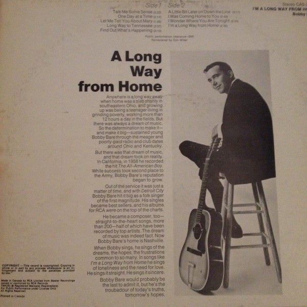 Bobby Bare : I'm A Long Way From Home (LP, Comp)
