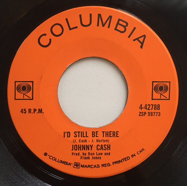 Johnny Cash : Ring Of Fire (7", Single)