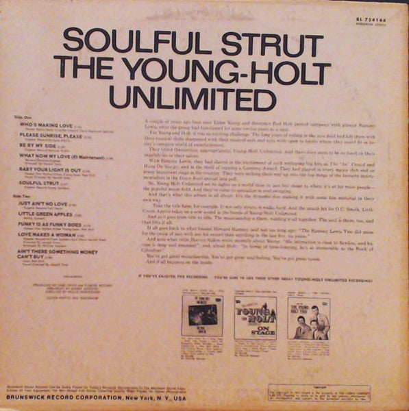 Young Holt Unlimited : Soulful Strut (LP, Album)