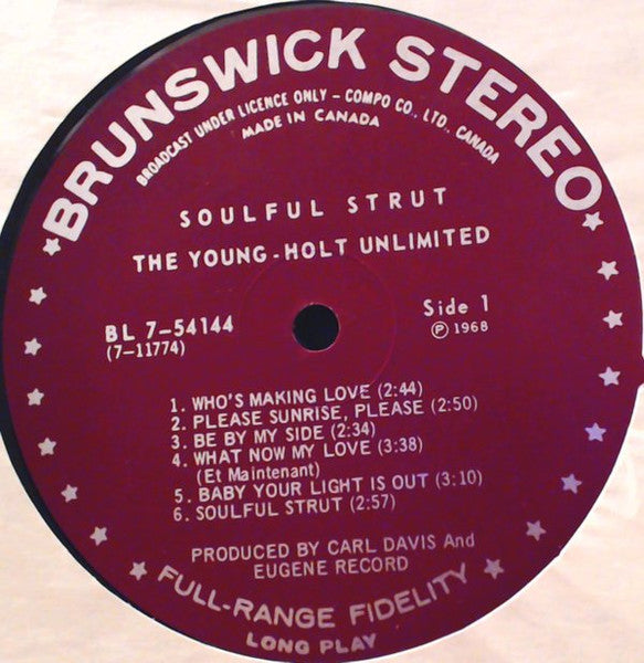 Young Holt Unlimited : Soulful Strut (LP, Album)