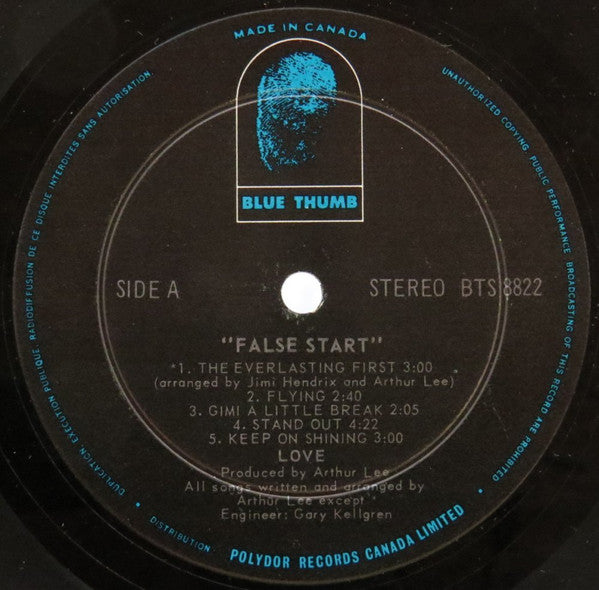 Love : False Start (LP, Album)