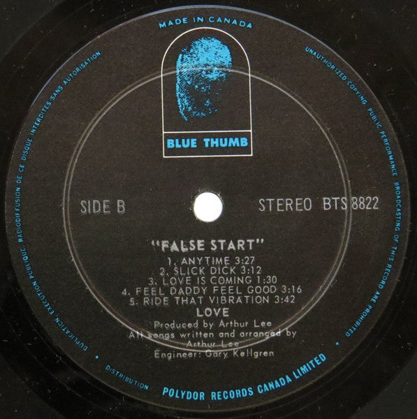 Love : False Start (LP, Album)