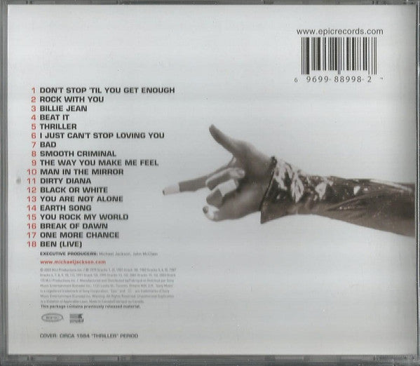 Michael Jackson : Number Ones (CD, Album, Comp, Thr)