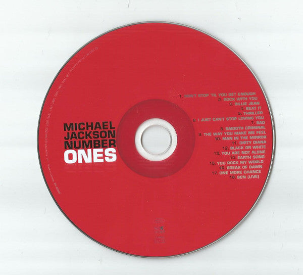 Michael Jackson : Number Ones (CD, Album, Comp, Thr)