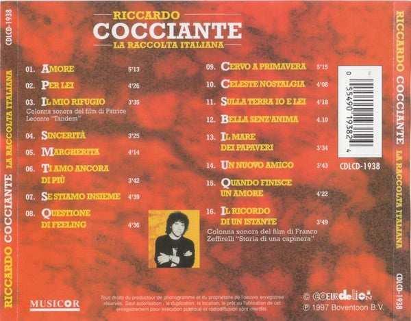 Riccardo Cocciante : La Raccolta Italiana (CD, Comp)