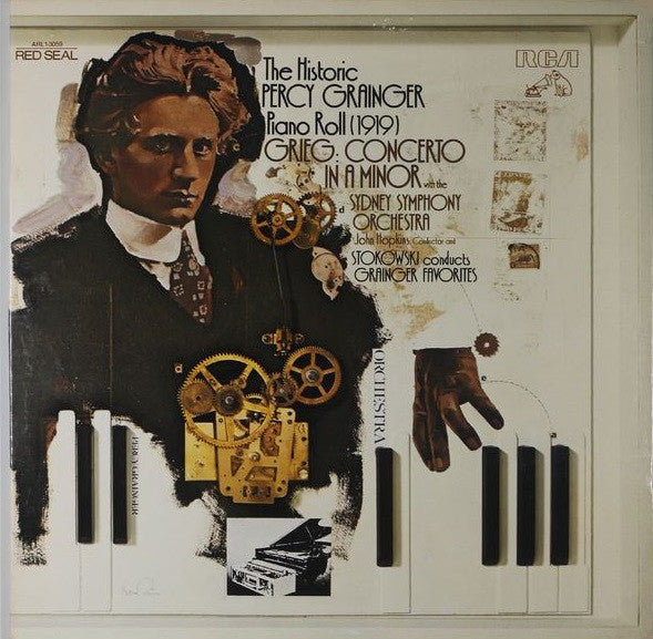 Percy Grainger : The Historic Percy Grainger Piano Roll (1919) (Grieg: Concerto In A Minor) / Stokowski Conducts Grainger Favorites (LP, Comp, Mono)