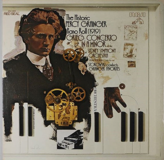 Percy Grainger : The Historic Percy Grainger Piano Roll (1919) (Grieg: Concerto In A Minor) / Stokowski Conducts Grainger Favorites (LP, Comp, Mono)