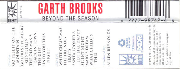 Garth Brooks : Beyond The Season (Cass, Album, Dol)