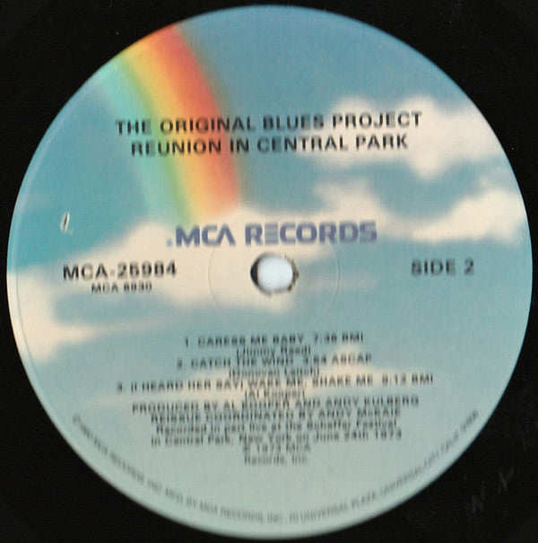 The Blues Project : Reunion In Central Park (LP, Album, RE, Glo)