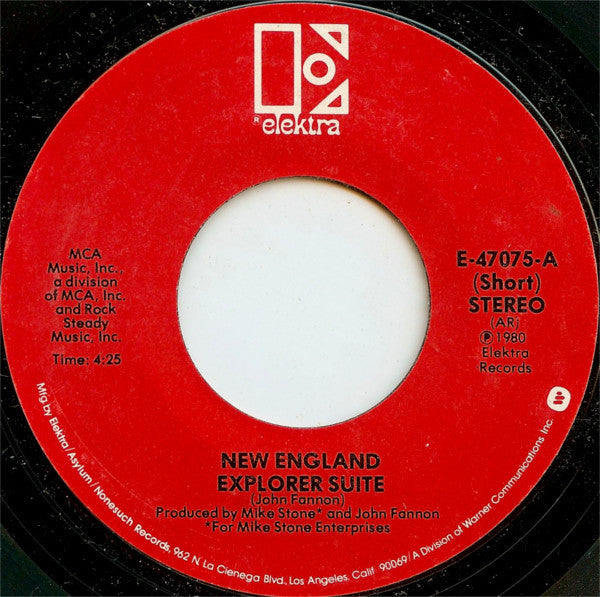 New England : Explorer Suite (7")