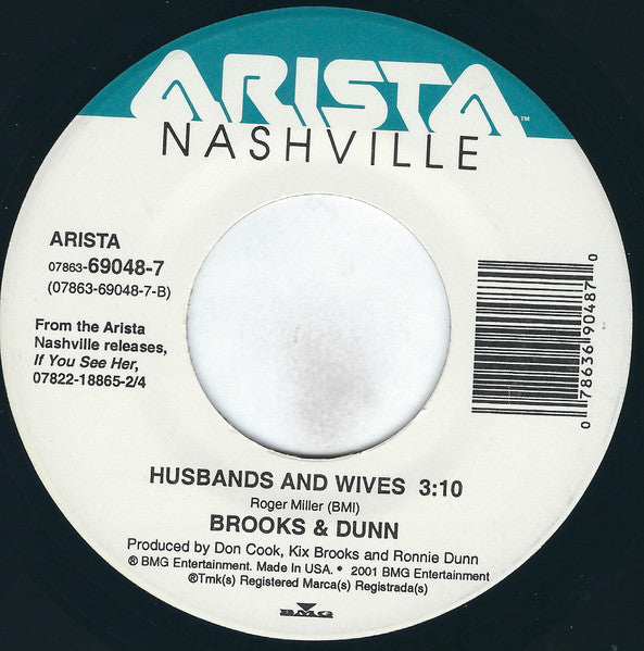 Brooks & Dunn : Ain't Nothing 'Bout You / Husbands And Wives (7", Single)