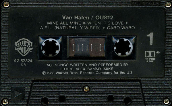 Van Halen : OU812 (Cass, Album, Dol)
