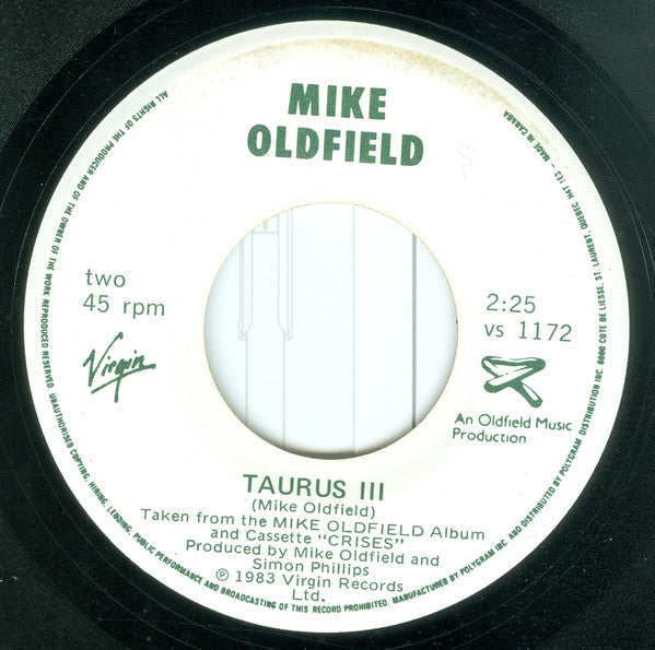 Mike Oldfield : Moonlight Shadow (7", Single)
