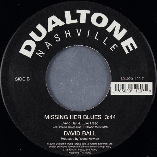 David Ball (3) : Riding With Private Malone (7", Single)