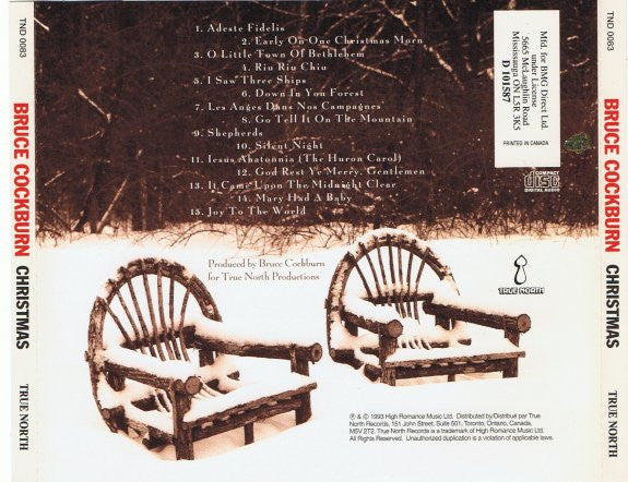 Bruce Cockburn : Christmas (CD, Album, Club)