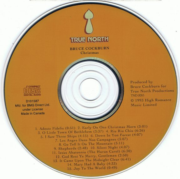 Bruce Cockburn : Christmas (CD, Album, Club)