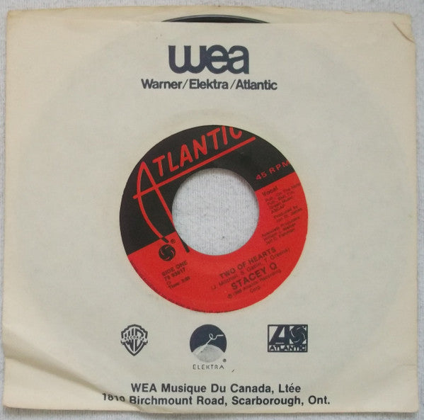 Stacey Q : Two Of Hearts (7", Single)