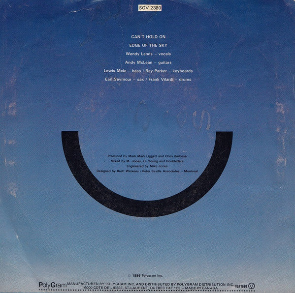 Doubledare : Can't Hold On (7", Single)