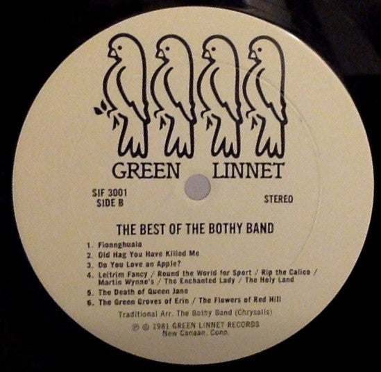 The Bothy Band : The Best Of The Bothy Band (LP, Comp)