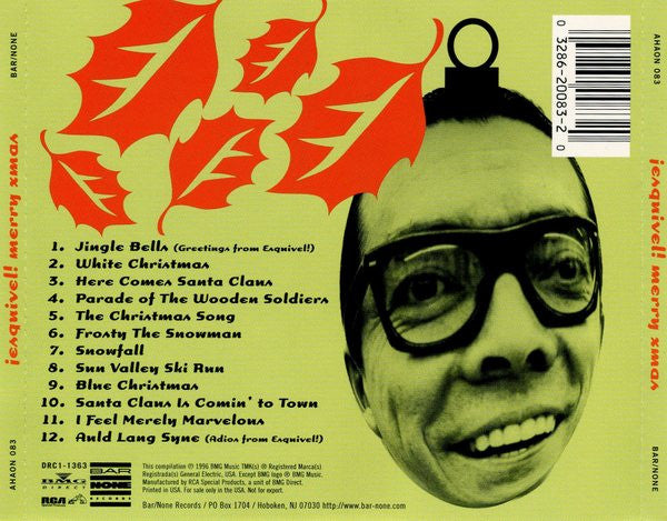 ¡Esquivel!* : Merry Xmas From The Space-Age Bachelor Pad (CD, Comp, Club)