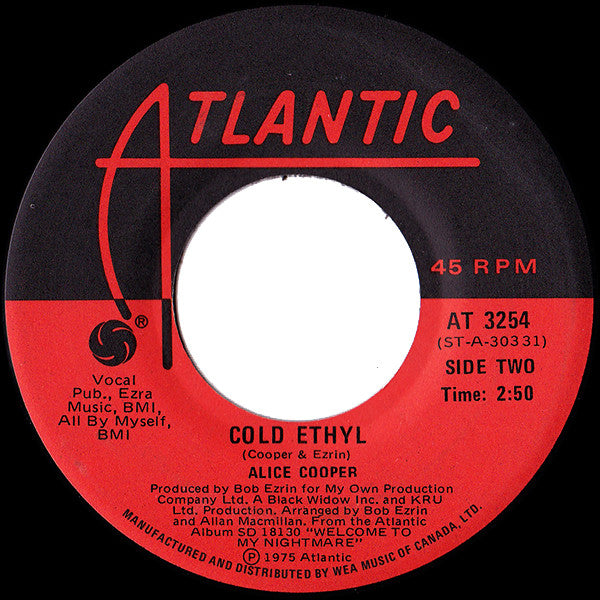 Alice Cooper (2) : Only Women (7", Single)