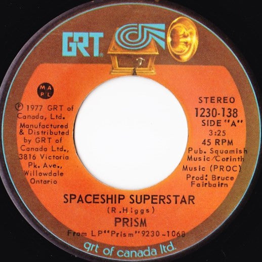 Prism (7) : Spaceship Superstar (7", Single)