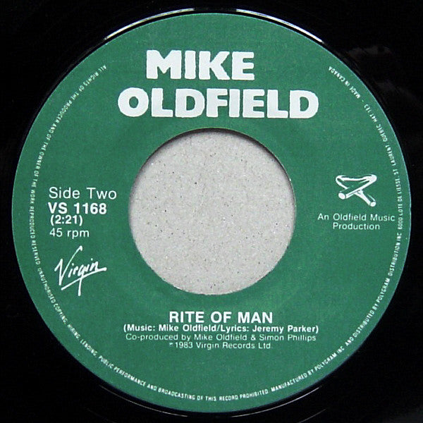 Mike Oldfield : Mistake (7", Single)