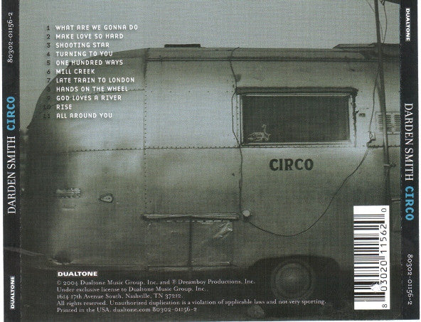 Darden Smith : Circo (CD, Album)
