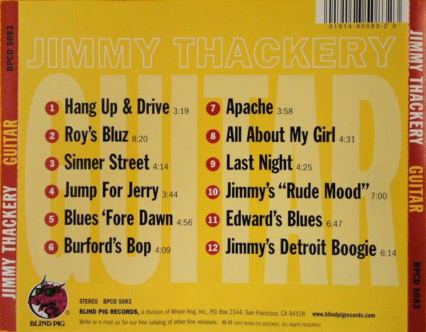 Jimmy Thackery : Guitar (CD, Comp)