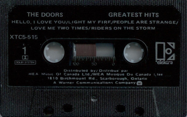 The Doors : Greatest Hits (Cass, Comp, RE, RM, Dol)