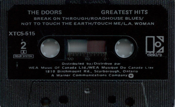The Doors : Greatest Hits (Cass, Comp, RE, RM, Dol)