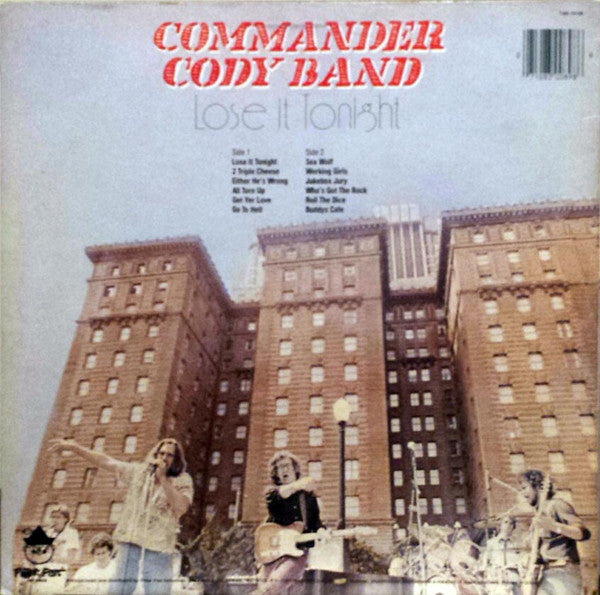 Commander Cody Band : Lose It Tonight (LP, Album)