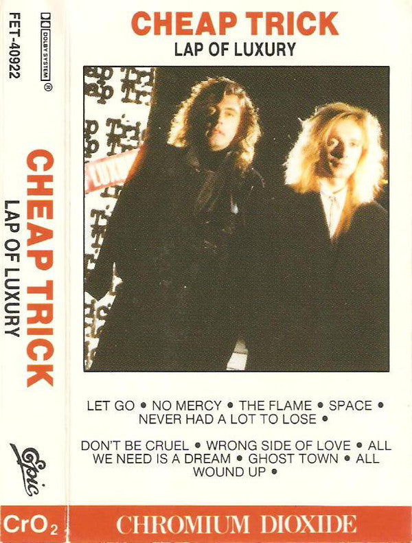 Cheap Trick : Lap Of Luxury (Cass, Album, CrO)