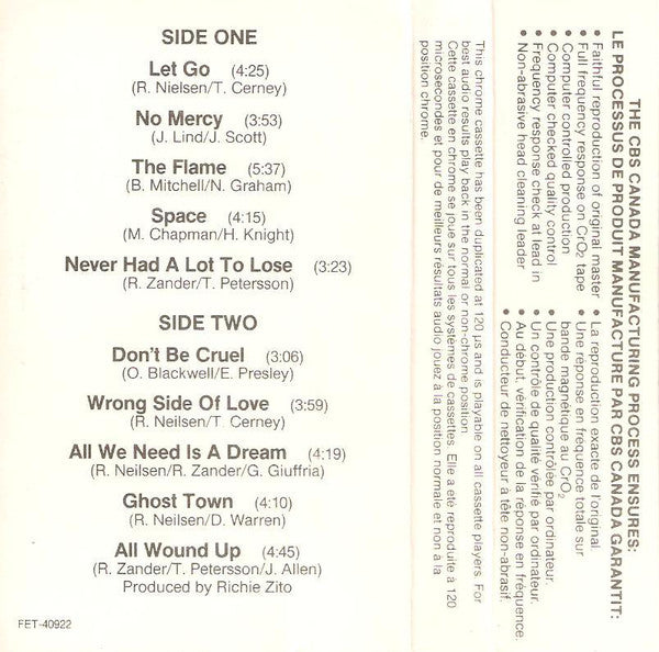 Cheap Trick : Lap Of Luxury (Cass, Album, CrO)