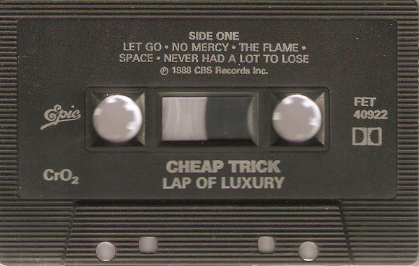 Cheap Trick : Lap Of Luxury (Cass, Album, CrO)