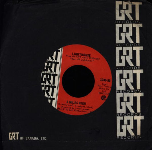 Lighthouse (2) : 8 Miles High / Got A Feeling (7")
