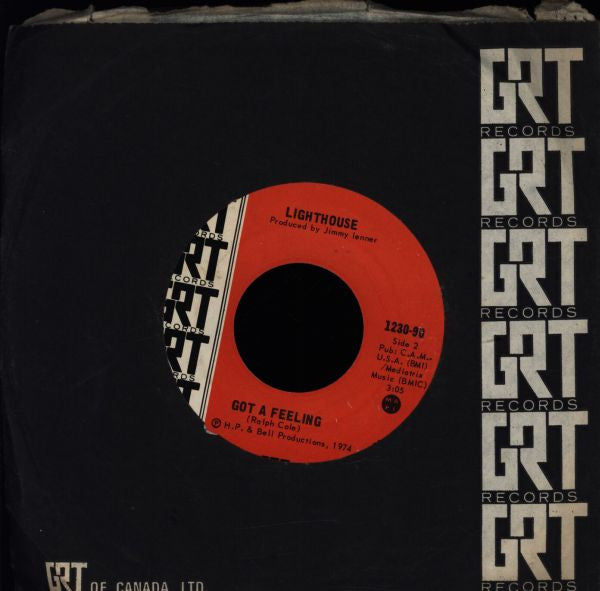 Lighthouse (2) : 8 Miles High / Got A Feeling (7")