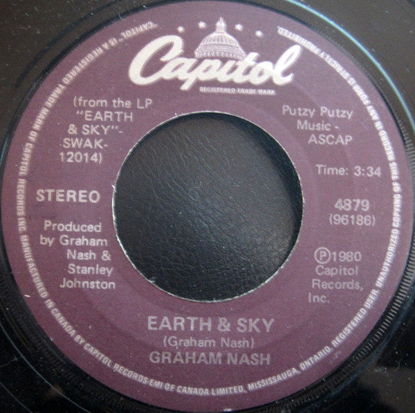 Graham Nash : Magical Child / Earth & Sky (7")