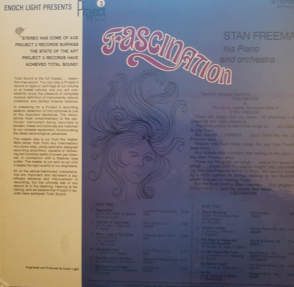Stan Freeman, His Piano And Orchestra* : Fascination (LP, Album, Gat)