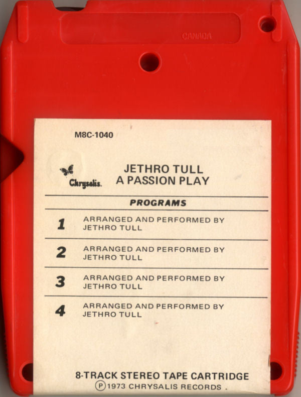 Jethro Tull : A Passion Play (8-Trk, Album)