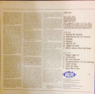 Rod Bernard : This Should Go On Forever (LP, Comp)