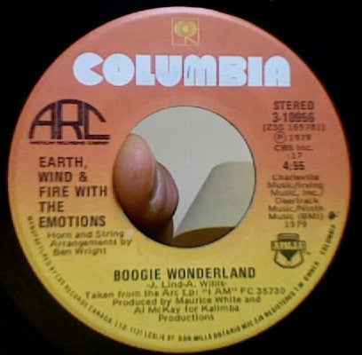 Earth, Wind & Fire With The Emotions : Boogie Wonderland (7", Single)