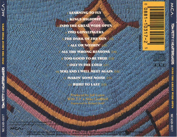Tom Petty And The Heartbreakers : Into The Great Wide Open (CD, Album)