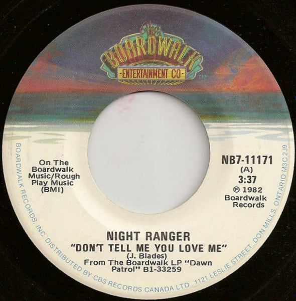 Night Ranger : Don't Tell Me You Love Me (7", Single)