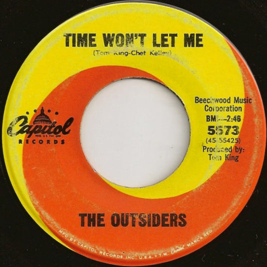 The Outsiders (4) : Time Won't Let Me (7", Single)