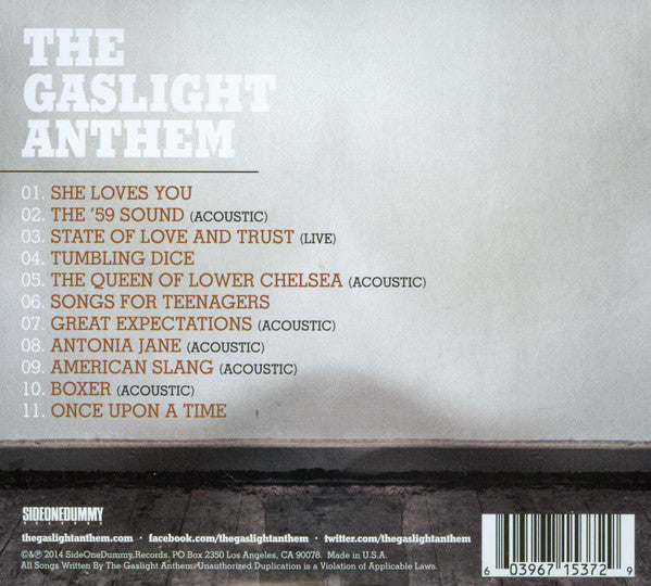 The Gaslight Anthem : The B-Sides (CD, Comp)