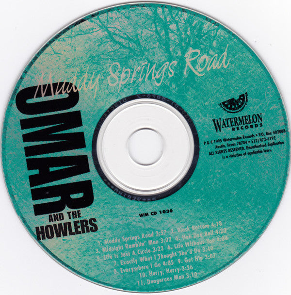 Omar And The Howlers : Muddy Springs Road (CD, Album)