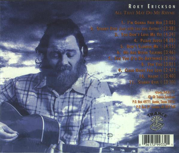 Roky Erickson : All That May Do My Rhyme (CD, Album)